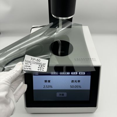 Chemical Resistant Nano Ceramics Car Window Tinting Film 98% IRR XP-50