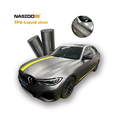 Recyclable PPF Tpu Color Film Liquid Silver Self Healing Wrap Film Car Body Protection