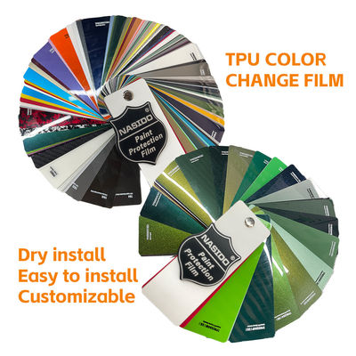 Weather Proof TPU Color Changing PPF Film Car Vinyl Dry Install Scratch Resistance
