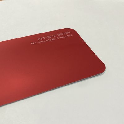 TPU Ppf Color Wrap Easy Cleaning Matte Chinese Red Car Wrap Customize Dry Apply