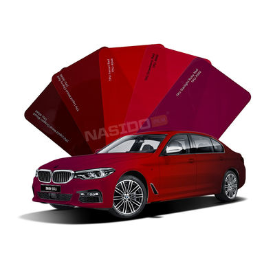 Color Red Car Wrap Film Corrosion Resistance Infrared Proof TPU Car Wrap