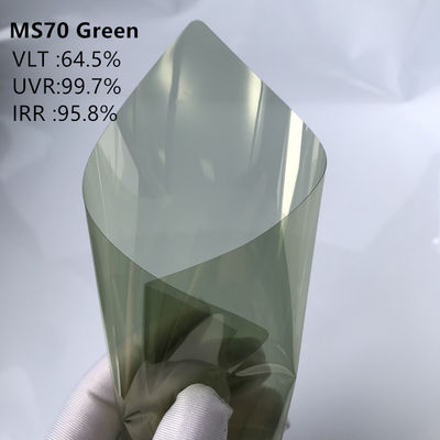2mil 2HD Window Metalized Film Self Adhesive Metal Sputter 64.5% VLT