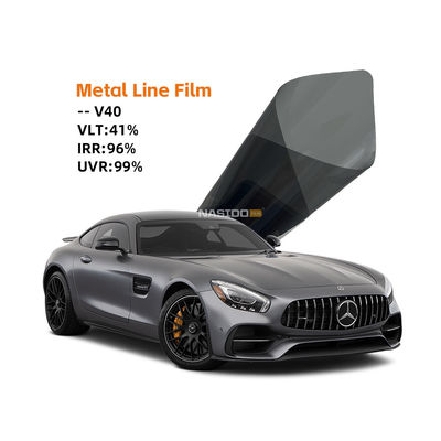 UV Blocking Metalized Window Tint Privacy Protection Lightweight
