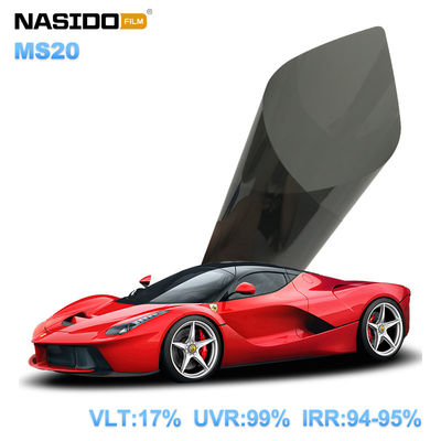 Silver Metalized Window Tint Metal Sputtering Heat Rejection NASIDO MS20