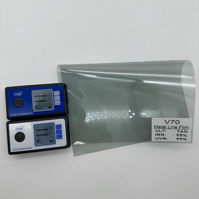 UV Rejection HD Metalized Window Tint Film 2mil IRR 99% Infrared Proof