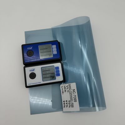 Customizable Car Insulation Film VLT70% High Precision Light Blue