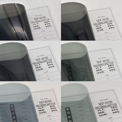 Long Lasting Window Insulation Film For Car NCF-70100 Stylish Nano Ceramic Tint Roll