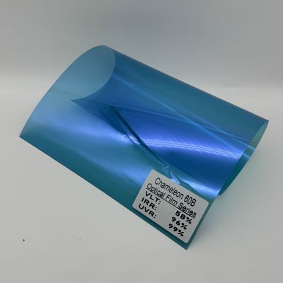 IRR99% 2mil Front Window Chameleon Tint Color Shifting Energy Efficiency High Security