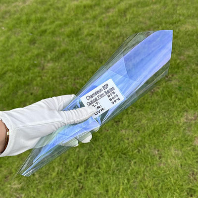 Industrial Blue High HD Chameleon Window Film Film 99%UVR Long Lasting