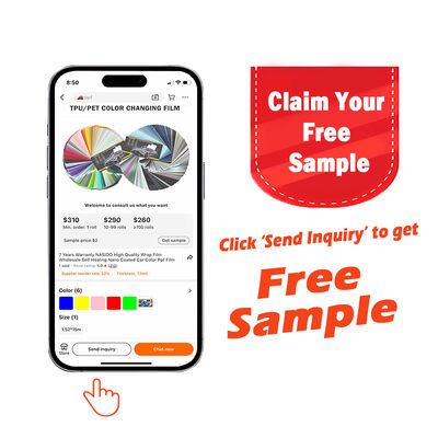 NASIDO TPU PPF Film 6.5mil Thickness Self Healing Paint Protection Film with Germany TPU Substrate