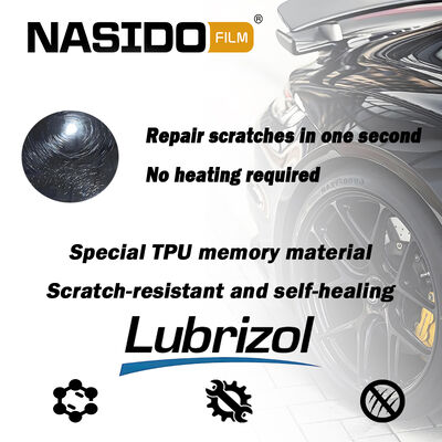 NASIDO 7.5mil Thickness TPU PPF Film with Self Healing and 10-Year Warranty for Car Paint Protection