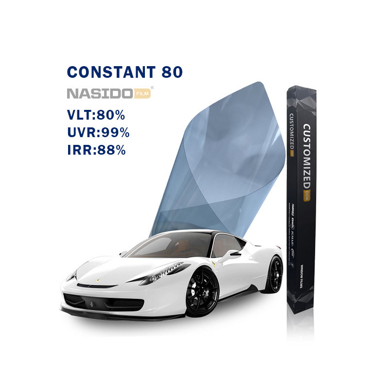 Constant Color 80 2mil Car Glass Waterproof Film VLT80% Easy Maintenance And Removal