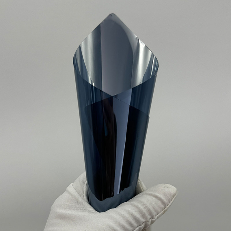 Deep Blue Solar Control Window Film Sand Proof Anti UV Building Tinted Film 2mil