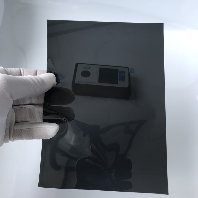 Heat Resistance Automotive Window Tint Rolls Smoke Black 05 5%VLT Corrosion Protection