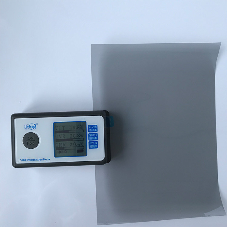 Smoke Black  Electric Cars 1 Ply Window Tint 1 Mil Waterproof Automotive Window Tint