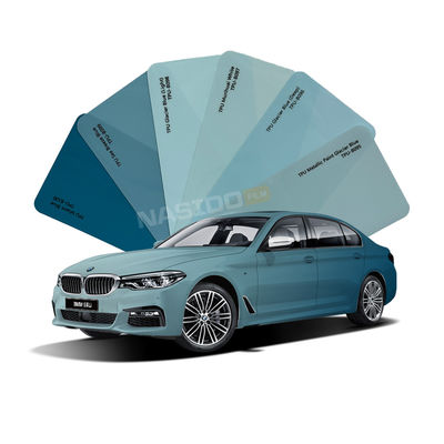 NASIDO Warna Biru Cahaya PPF Film TPU Car Body Paint Protection Film 1.52*15m Per Roll